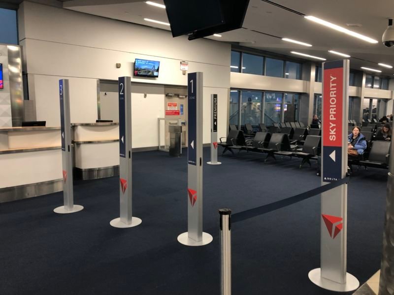 Delta Boarding Zone